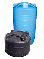 Пластиковый накопительный бак для воды Акватех - Aquatech ATV-500 (синий) с поплавком