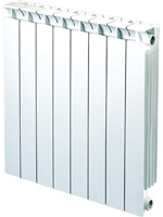 Секционный биметаллический радиатор отопления Global Style 500 13 (Глобал Стайл)