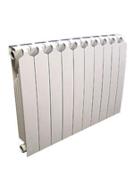 Секционный биметаллический радиатор отопления Sira RS3×4 секции